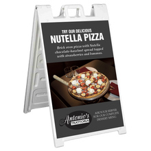 Sidewalk A-Frame includes 2 Full Color/2 Sided Signs (24"x36")