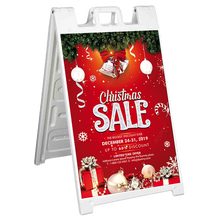 Sidewalk A-Frame includes 2 Full Color/2 Sided Signs (24"x36")