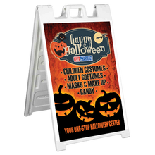 Sidewalk A-Frame includes 2 Full Color/2 Sided Signs (24"x36")