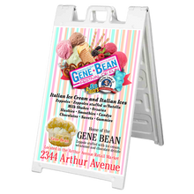 Sidewalk A-Frame includes 2 Full Color/2 Sided Signs (24"x36")