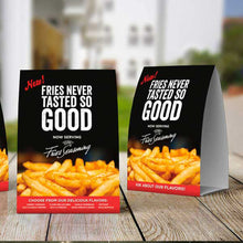 Table Tents 5 x 5 1/2