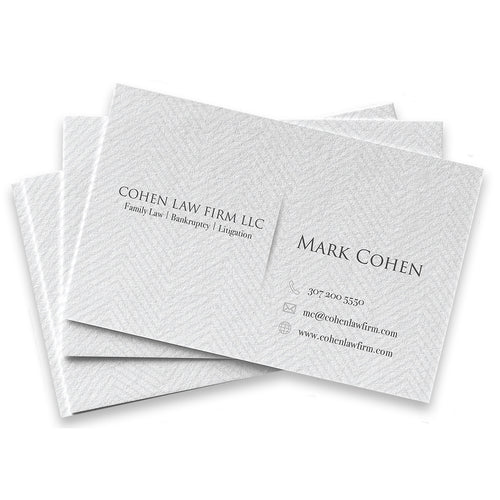 Linen Business Cards