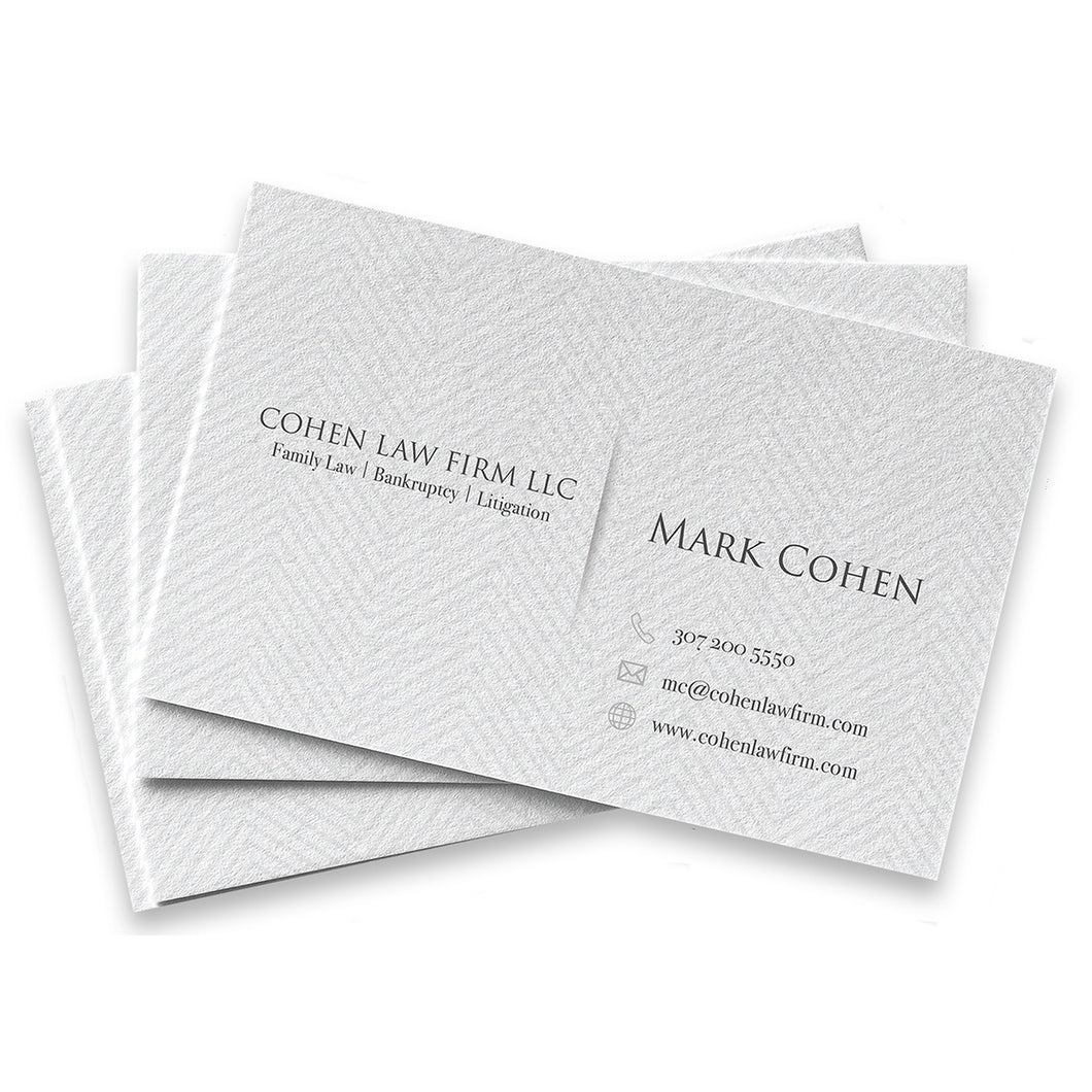 Linen Business Cards