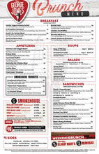 Menus or Brochures 11" x 17"