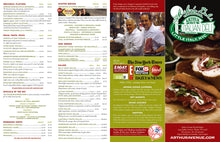 Menus or Brochures 11" x 17"