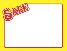 5 1/2 x 4 1/4 Shelf Talkers (1/4 sheet)