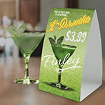 4 x 6 Full Color Table Tents